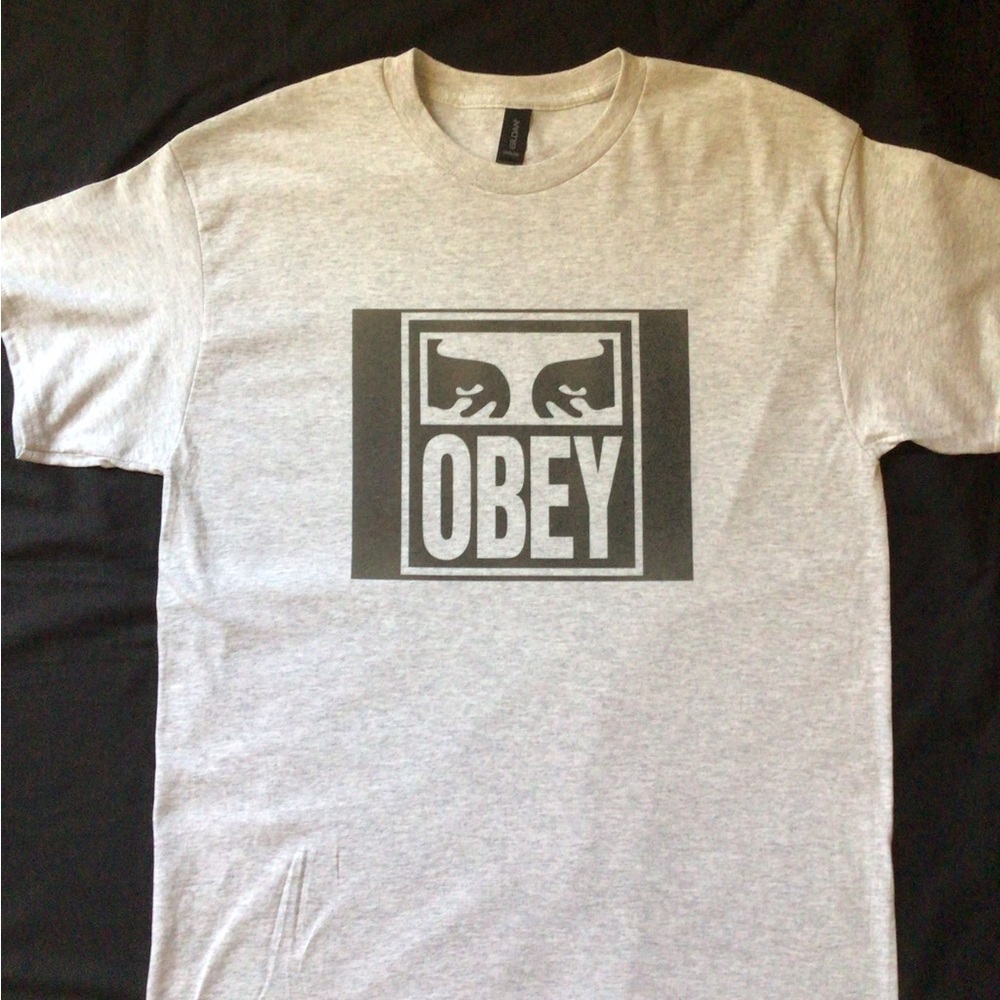 Obey Gray Graphic T-Shirt